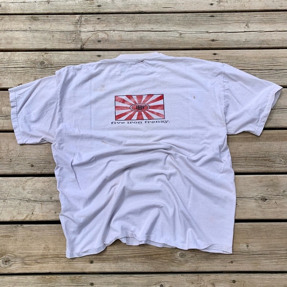 💛 Vintage Five Iron Frenzy Vintage Band T-Shirt Comic Book Art Ska Punk XL White - Picture 5 of 8
